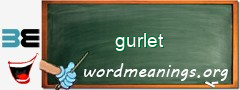 WordMeaning blackboard for gurlet